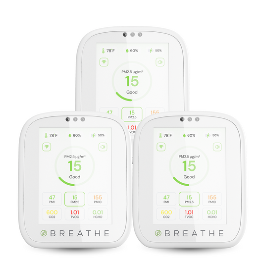 BREATHE Airmonitor Plus 3 Pack