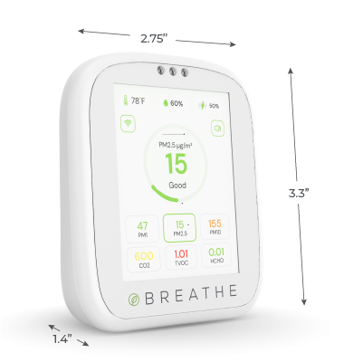 BREATHE Airmonitor Plus 3 Pack